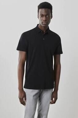 Robert Barakett The Barakett Polo Georgia SS Honeycomb Men’s XL Black New NWT